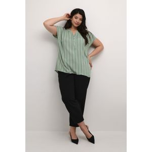 Mouwloos shirt Regular fit Grey / Granite Green Stripe grey