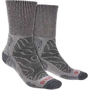 Bridgedale - Heren Wandelsokken van Lichtgewicht Merinowol - Grijs
