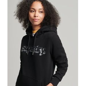 Superdry Vintage Core Logo Hoodie Met Metallic Print - Dames - Maat 40