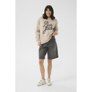Kaffe - Kaberta - Sweatshirt - Feather Gray Melange - Dames