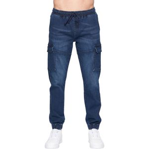 Jeans - Eenvoudig - Blauw - 98% Katoen, 2% Elastaan - 6 Zakken