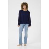 Blouse met lange mouwen Regular fit Ocean Cavern dark blue