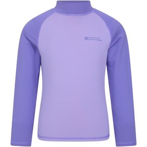 Mountain Warehouse Rash Top met lange mouwen voor kinderen/Kinderen (Donker paars)