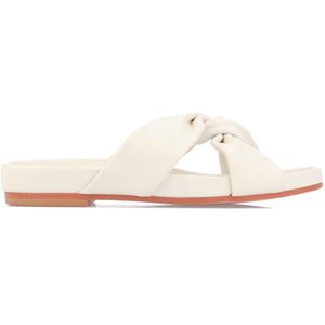 Clarks Pure Sandalen Met Twistdetail Voor Dames, Wit - Maat 37.5