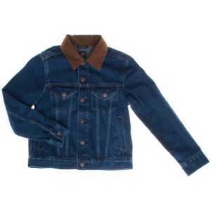 Denimjack met corduroy kraag 430094 jongen
