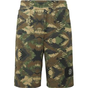 Plein Sport - Jogging Shorts - Groen - Camouflage - Korte Broeken