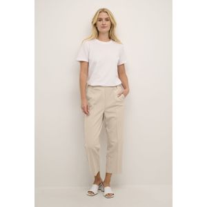 Kaffe - Pantalon 'Sakura' - Beige - 7/8 Lengte - High Waist