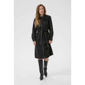 Denim - KAcarly - Jurk - Zwart - Regular Fit