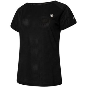 Dare 2B Dames/Dames Defy II Lichtgewicht T-shirt (Zwart/Zwart) - Maat 38