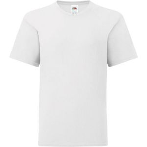 Fruit of the Loom Kinderen/Kinderen Iconic 150 T-Shirt (Wit)