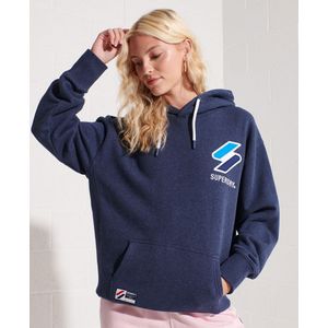 Superdry Oversized Code Hoodie Met Appliqué - Dames - Maat XS/S