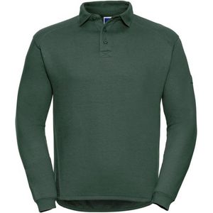 Russell Heren Sweatshirt voor zwaar gebruik (Fles groen)