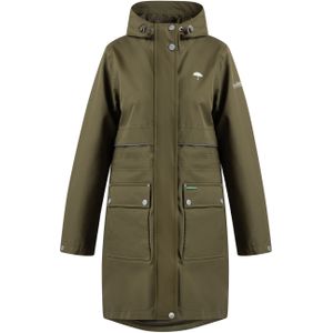 Schmuddelwedda regenparka Dames militaire olijf