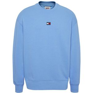 Tommy Jeans Sweaters Relax Badge Crew Sweater Blauw