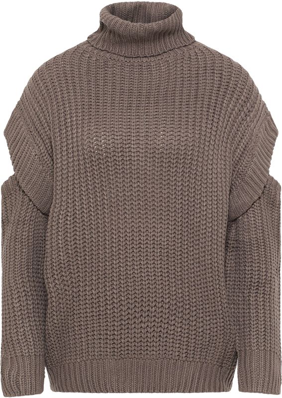 Mymo - Blonda - Gebreide Trui - Grijs