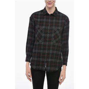 Tartan FLANNEL overhemd in zwart