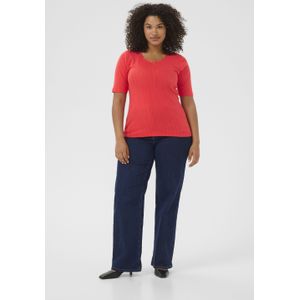 T-shirt Tight fit Hibiscus red