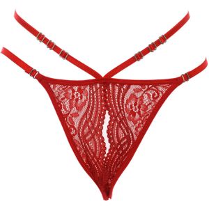 Kanten culotteslip met lint in de taille 21687 vrouw