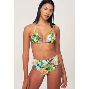 Herita Bikini Set Met Bloemenprint - Groen - Maat S