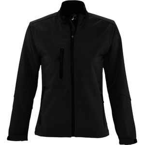 SOLS Dames/dames Roxy Soft Shell Jacket (ademend, Winddicht En Waterbestendig) (Zwart) - Maat XL