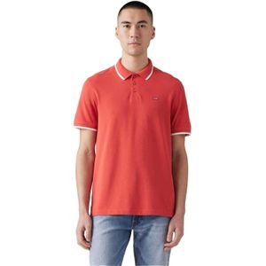 Levis Heren Huismerk Poloshirt (Rood)