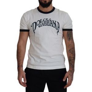Dolce & Gabbana - TSH87522 - T-shirt - Wit - Korte Mouwen - Regular Fit
