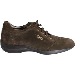 Salvatore Ferragamo Veterschoenen in Bruin Suède