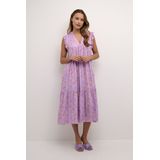 Jurk A-shape Lavender Flower multicolour