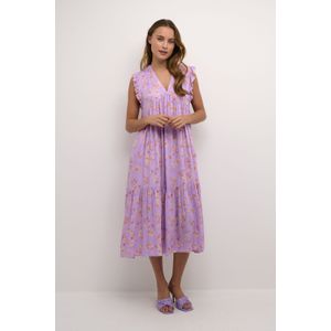 Jurk A-shape Lavender Flower multicolour