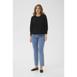 Kaffe - Blouse 'Tio' - Zwart - Wijde Blouse
