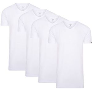 Cappuccino Italia Tee SS 4-Pack T-shirts Wit - Maat XL