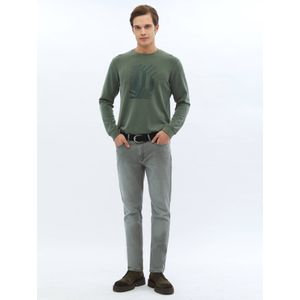 Sweatshirt met ronde hals en print