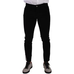 Dolce & Gabbana - Slim-Fit Jeans - Zwart - Heren - Katoen