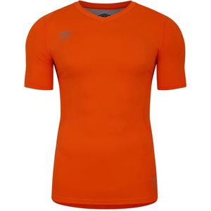 Umbro Unisex Elite V-hals Base Layer Top voor volwassenen (Schokkend Oranje)