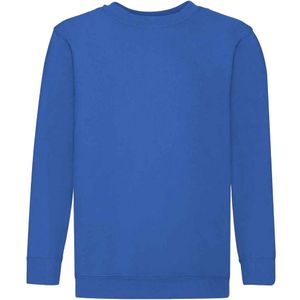 Fruit of the Loom Kids / Kinderen Klassieke Drop Schouder Sweatshirt (Koningsblauw)