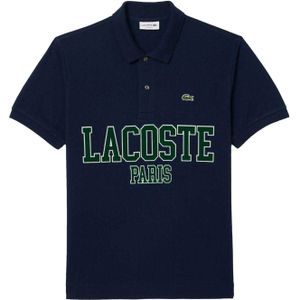 Lacoste Heren Pique Klassiek Poloshirt (Blauw)