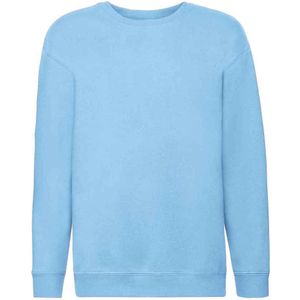 Fruit of the Loom Sweatshirt met Drop Shoulder voor Kinderen/Kinderen (Sky)