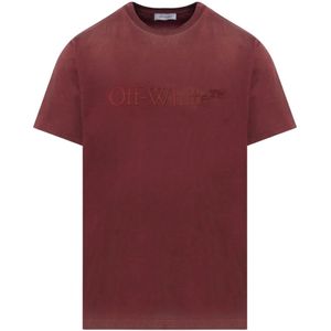 Off-White - Slim Fit T-shirt - Gebroken Wit - Katoen