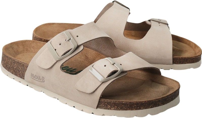 Sandalen - Splitleren Bandjes - Kurken Voetbed - Lichtgewicht