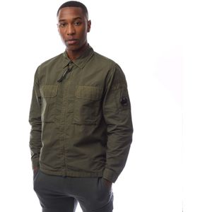 C.P. Company - Flatt Nylon Lens Overshirt - Groen