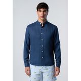 North Sails Overhemd Mandarijn met geborduurd logo