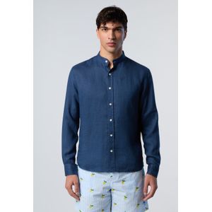 North Sails Overhemd Mandarijn met geborduurd logo