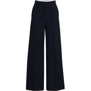 Boss Dames/Dames Tikela High Waist Relaxed Fit Broek (Donkerblauw)