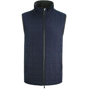 Hackett London Reversible Channel Heren Navy Gilet