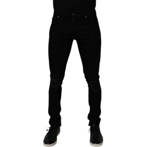 Dolce & Gabbana, Heren, Jeans, Zwart, Maat: S Denim,