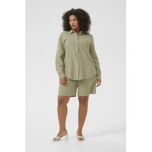 Overhemd met lang mouwen Regular fit Seagrass green