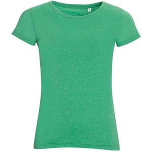 SOLS Dames/dames T-Shirt met Gemengde Korte Mouwen (Heide Groen)