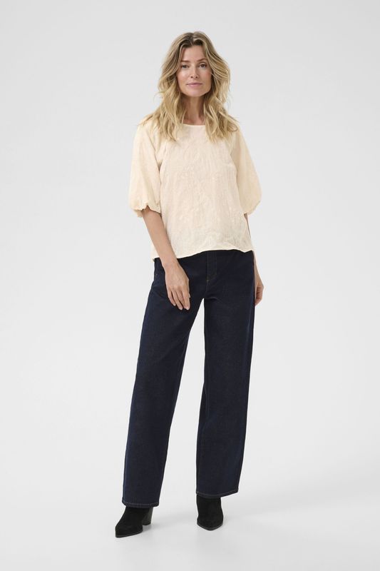 Cream - Blouse 'Luna' - Beige - Blouseshirt