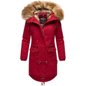 Navahoo Dames Winterjas Rosinchen – Klassieke Parka met Afneembare Kunstbontkraag
