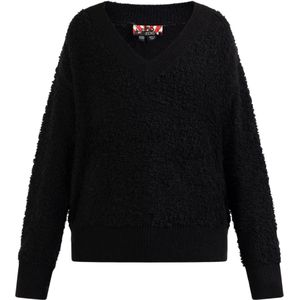 Mymo - Nolie - Gebreide Trui - Zwart - Dames